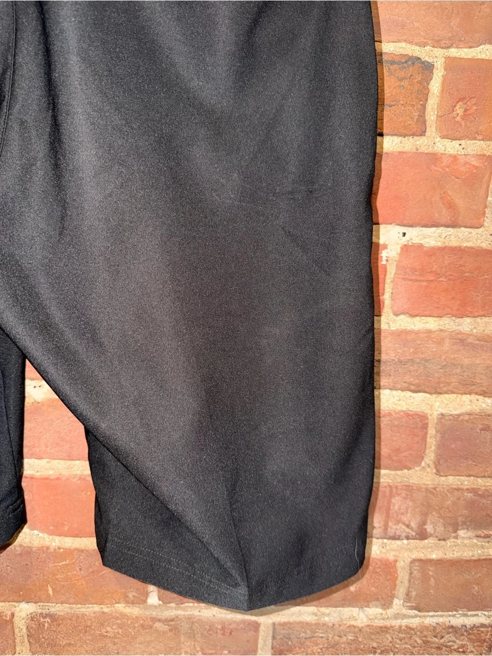 adidas Men's Black Golf Attire Flat-Front Performance Shorts Activewear